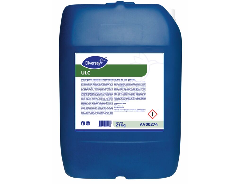 ULC 21kg - Detergente líquido concentrado neutro de uso general